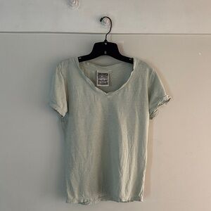 Jungmaven Mint Green V-Neck Short Sleeve Tee